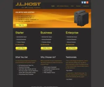 Jlhost.net(Unlimited Reseller Hosting) Screenshot