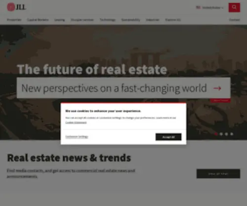 JLL.com(Vastgoedadviseurs & professionals) Screenshot