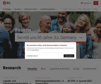 JLL.de(Gewerbeimmobilien) Screenshot