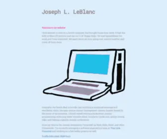 Jlleblanc.com(Programmer) Screenshot