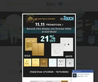 Jllelectrical.com.my(JLL Electrical Sdn Bhd) Screenshot