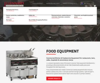 Jllennard.co.nz(J.L.Lennard Food Equipment & Packaging) Screenshot