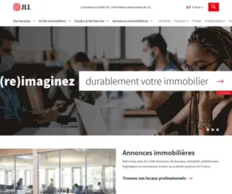 JLL.fr(Conseil en immobilier d'entreprise) Screenshot