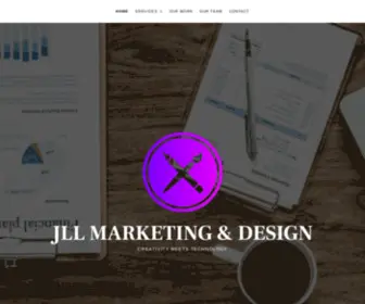 JLlmarketingdesign.com(Creativity Meets Technology) Screenshot