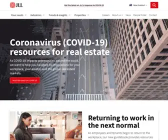 JLL.nz(Commercial Property Sale & Trusted Leasing Company NZ) Screenshot