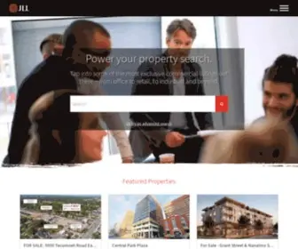 JLLproperty.ca(Canada Commercial Real Estate Listings) Screenshot