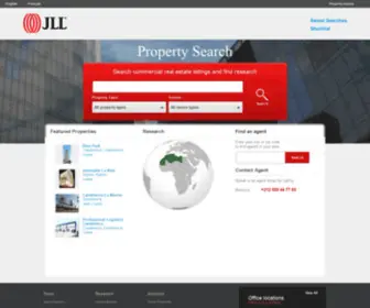 JLLproperty.ma(Microsoft Azure Web App) Screenshot