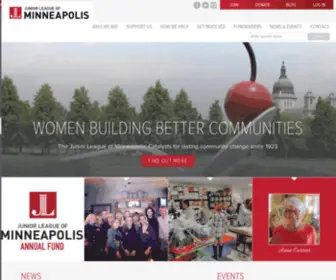 Jlminneapolis.org(Junior League of Minneapolis) Screenshot