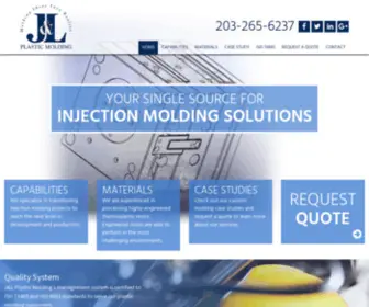 Jlmolding.com(Plastic Molding and Tooling Provider serving Design Engineers) Screenshot