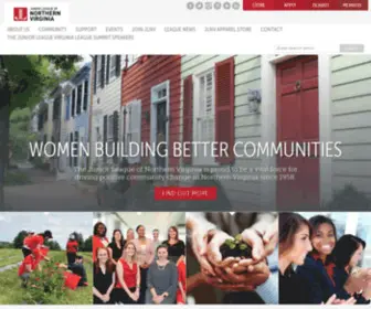 JLNV.org(Junior League of Northern Virginia) Screenshot