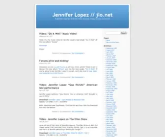 Jlo.net(Jennifer lopez) Screenshot