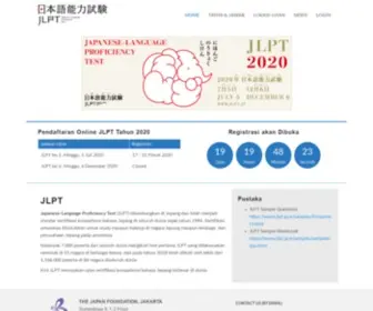 JLptonline.or.id(Japanese-language proficiency test (jlpt)) Screenshot