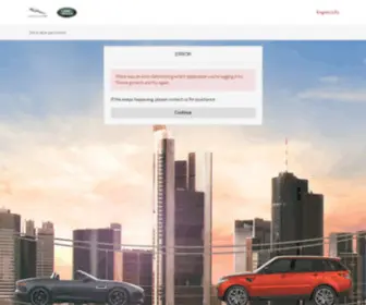 Jlrinsite.com(JLR Insite/PEF/JLR World) Screenshot