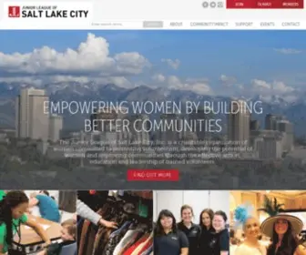 JLSLC.org(Junior League of Salt Lake) Screenshot