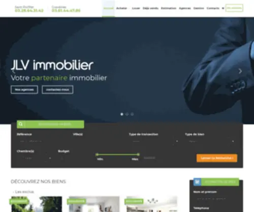 JLV-Immobilier.fr(JLV Immobilier) Screenshot