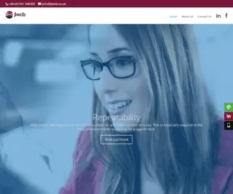 Jlweb.co.uk(Delivering effective online learning solutions for powerful learning experiences) Screenshot
