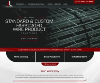 Jlwire.com(J&L Wire) Screenshot