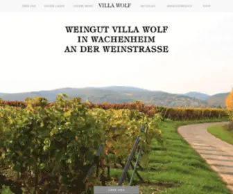 Jlwolf.de(Weingut Villa Wolf) Screenshot