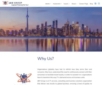 JM-Group.ca(J&M Group) Screenshot