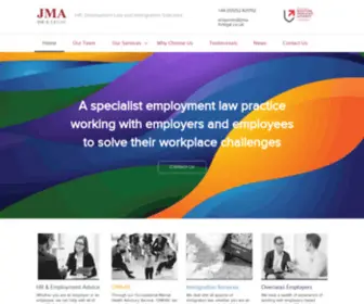 Jma-Hrlegal.co.uk(JMA HR & Legal Ltd) Screenshot