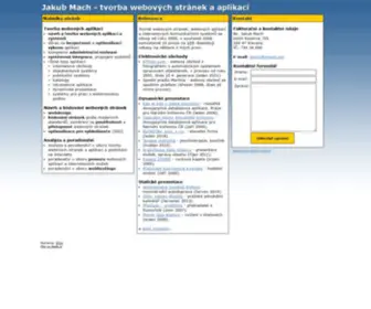 Jmach.net(Jakub Mach) Screenshot