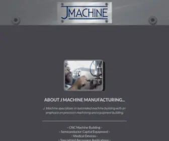 Jmachinemfg.com(J Machine Manufacturing) Screenshot