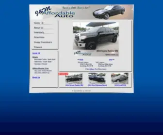 Jmaffordable.com(J&M Auto Sales) Screenshot