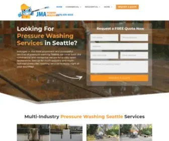 Jmapowerwashing.com(Pressure Washing Services in Seattle Area) Screenshot