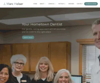 Jmarcholserdds.com(General Dentist in Xenia Ohio) Screenshot