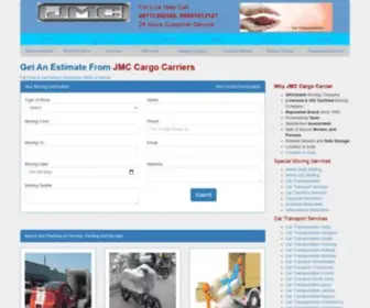 Jmcargoindia.com(JM Car Transport) Screenshot