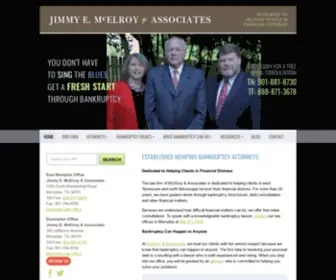 Jmcelroy.com(Memphis Bankruptcy Lawyer) Screenshot