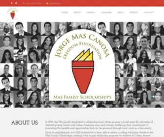 JMCFF.org(Jorge Mas Canosa Freedom Foundation) Screenshot