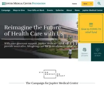 JMcfoundation.org(Jupiter Medical Center Foundation) Screenshot