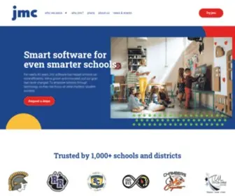 Jmcinc.com(Smart software for even smarter schools) Screenshot