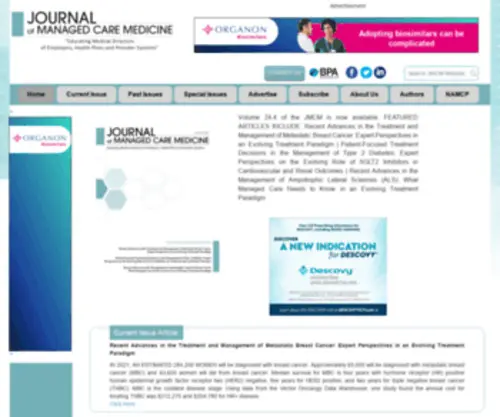 JMCmpub.org(Journal of Managed Care Medicine) Screenshot