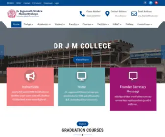 Jmcollege.org(New Website Of Dr J.M) Screenshot