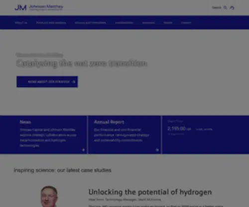 JMCSD.com(Johnson Matthey) Screenshot