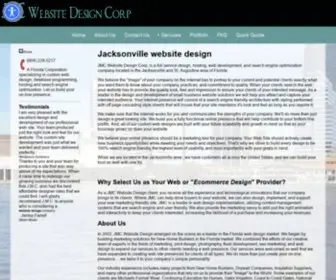 JMcwebsitedesign.com(Jacksonville & St) Screenshot