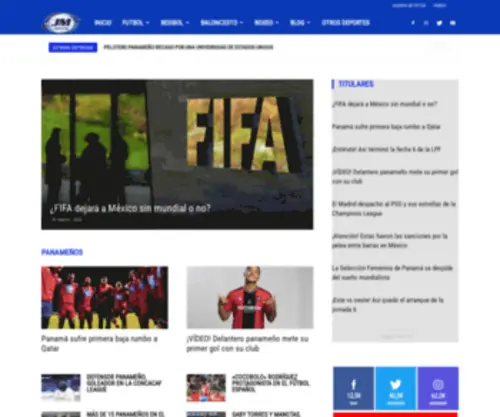 Jmdeportes.com(Somos Todos Los Deportes) Screenshot