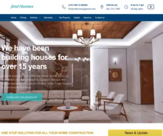 JMdhomes.co.in(Construction company in Gurgaon & Faridabad) Screenshot