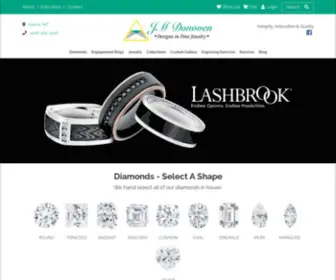 Jmdonovendesigns.com(JM Donoven Designs in Fine Jewelry) Screenshot