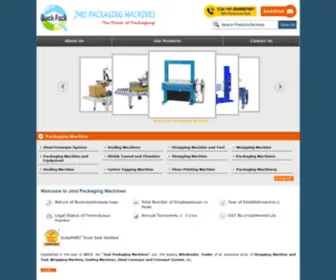 JMdpackagingmachines.com(Jmd Packaging Machines) Screenshot