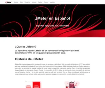 Jmeterenespanol.org(JMeter en Español) Screenshot