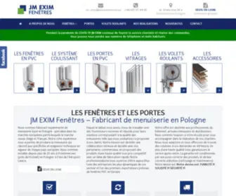 Jmeximfenetres.eu(GROUPE JM EXIM) Screenshot