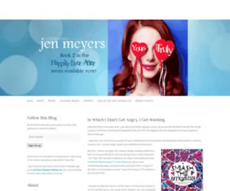 Jmeyersbooks.com(Author Jen Meyers) Screenshot