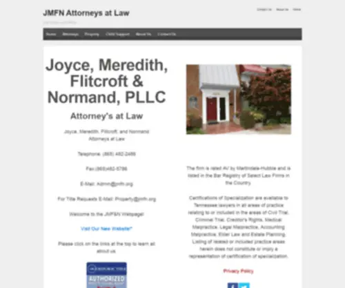 JMFN.org(JMFN Attorneys and Title Company Oak Ridge) Screenshot