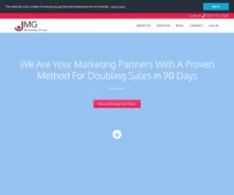 JMgmarketinggroup.com(Your Marketing Partner with a Proven Method for Doubling Your Sales in 90 Days) Screenshot