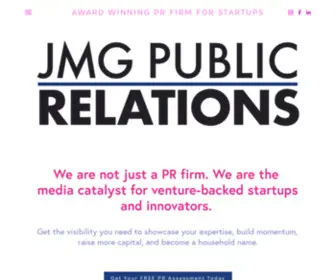 JMgpublicrelations.com(PR Firm For Startups) Screenshot