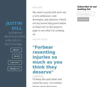 Jmhill.dev(Justin Hill) Screenshot