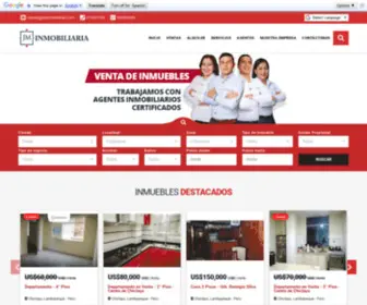 Jminmobiliarias.com(JM INMOBILIARIA) Screenshot